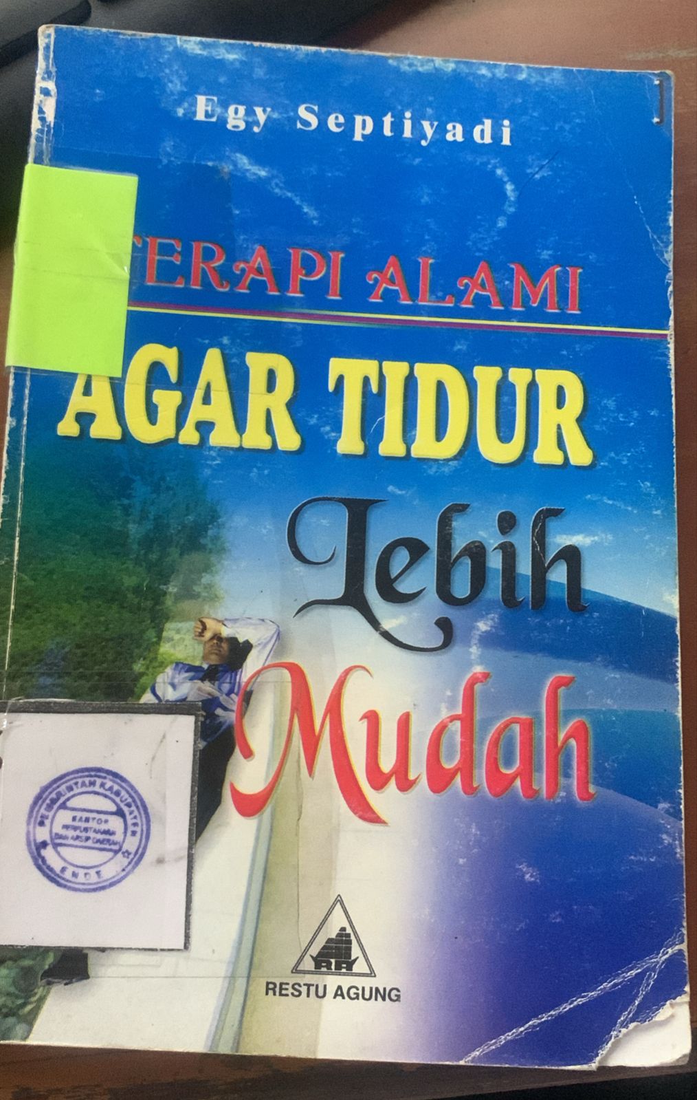 Cover Terapi Alami  Agar Tidur Lebih Mudah; / Septyadi, Egy