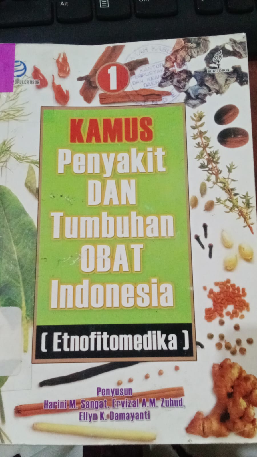 Cover Kamus Penyakit Dan Tumbuhan Obat Indonesia / Sangat .M Harini