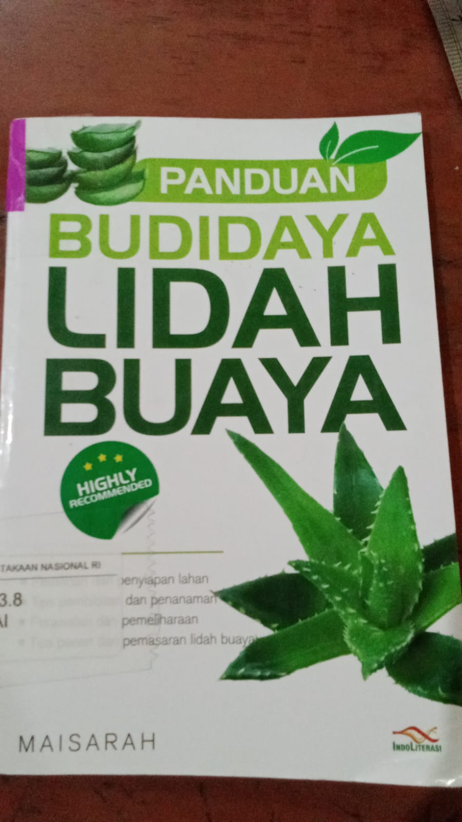 Cover Panduan Budidaya Lidah Buaya