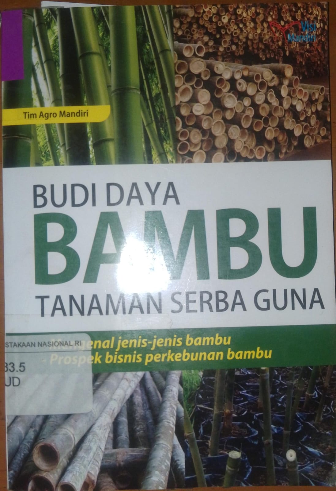 Cover Budi Daya Bambu Tanaman Serba Guna; :  Mengenal Jenis-Jenis Bambu Prospek Bisnis Berkebun Bambu / Tim Agro Mandiri