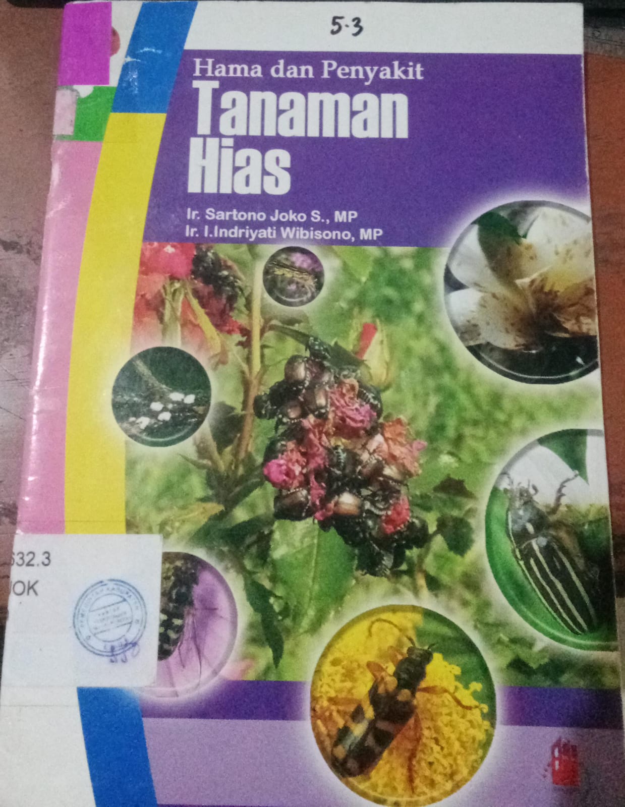 Cover Hama Dan Penyakit Tanaman Hias / Joko, Sartono