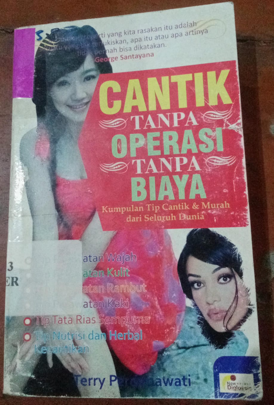 Cover Cantik Tanpa Operasi Tanpa Biaya / Perdanawati, Terry