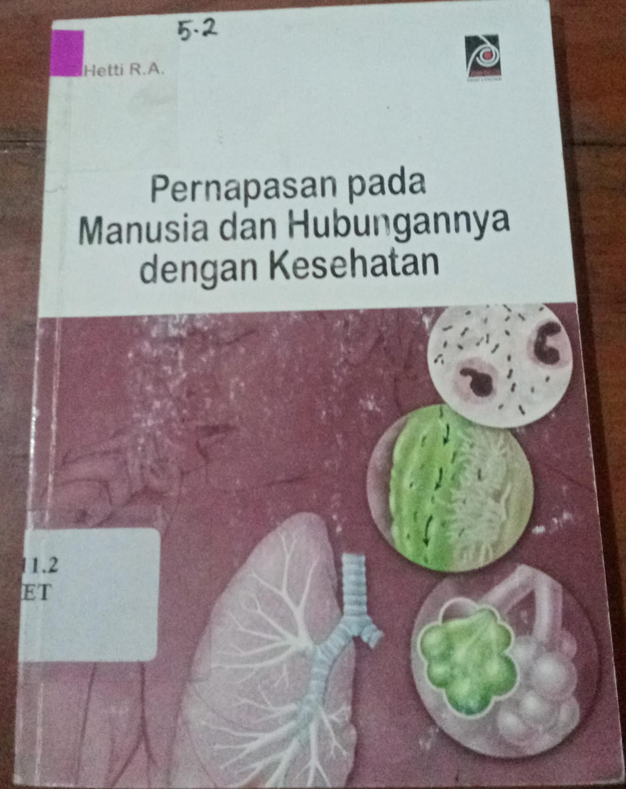 Cover Pernapasan Pada Manusia dan Hubungan Dengan Kesehatan / Hetti