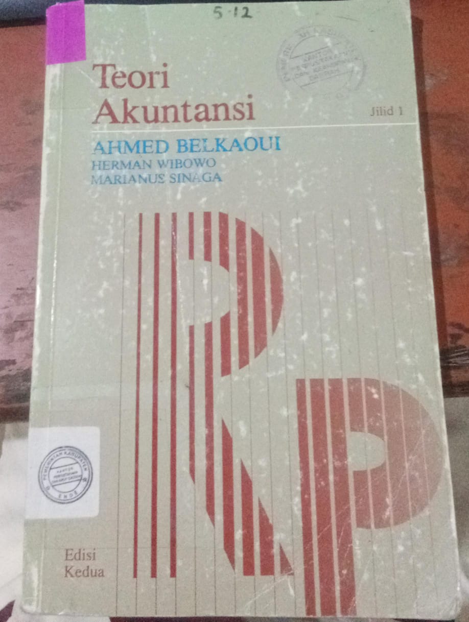 Cover Teori Akutansi / Belkaoui, Ahmed