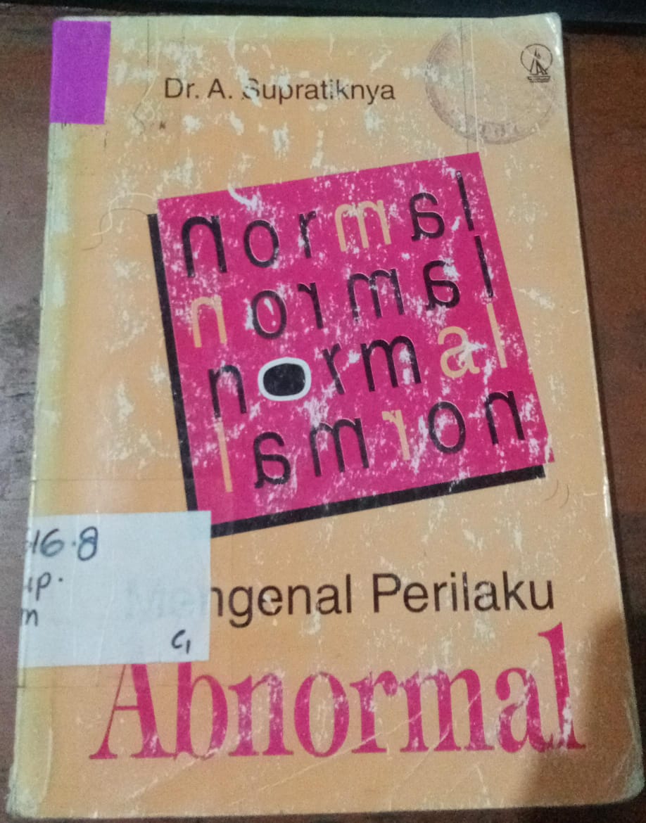 Cover Mengenal Perilaku Abnormal / Supratiknya