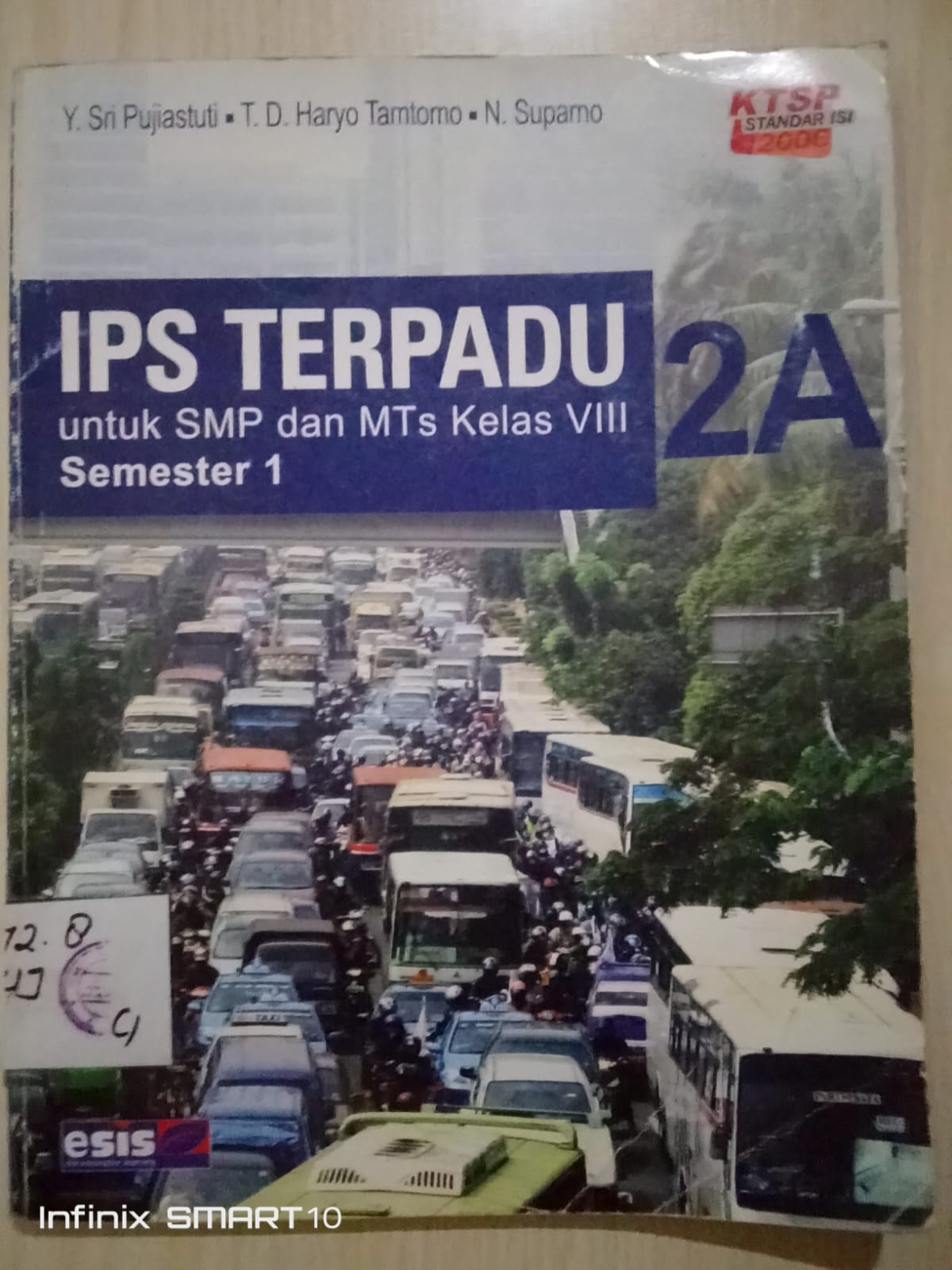 Cover IPS TERPADU ; N Suparno