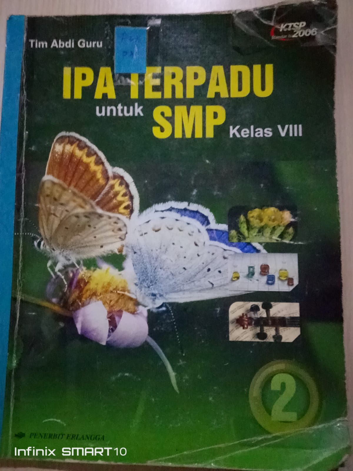 Cover IPA TERPADU untuk SMP ; Tim Abdi Guru