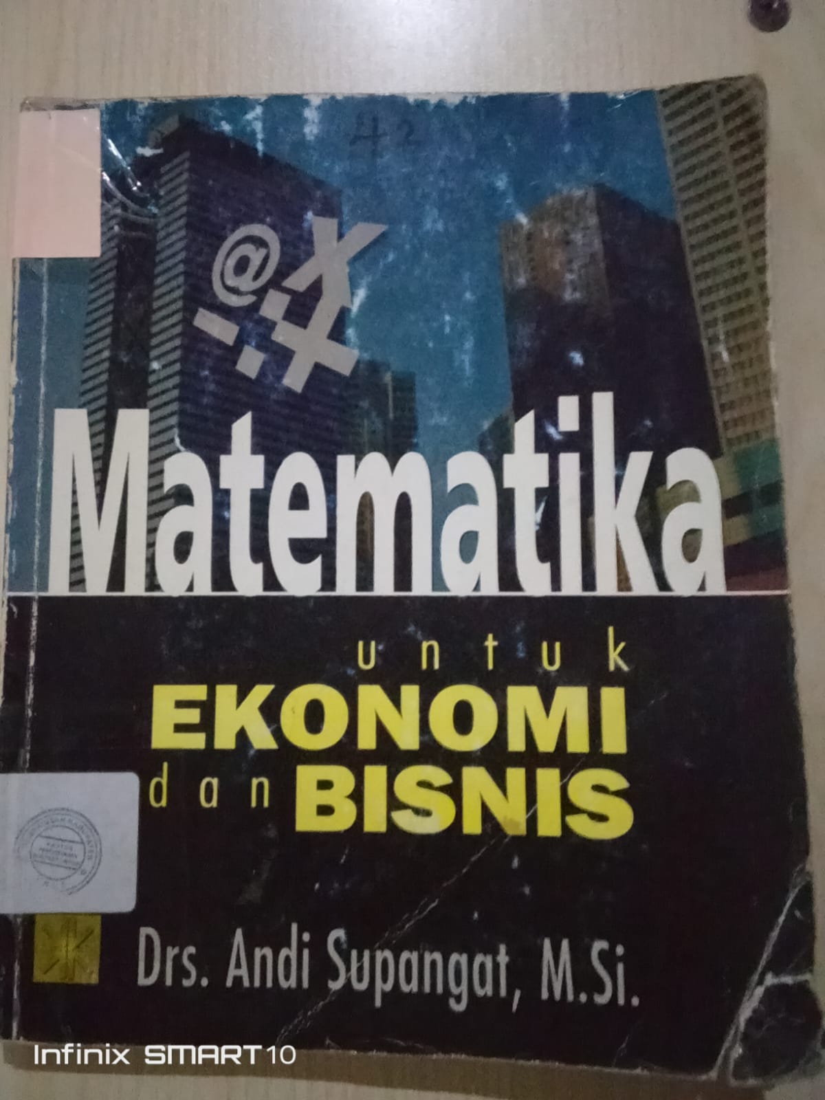 Cover Matematika EkonomiDrs. ;Andi Supangat, M.Si.