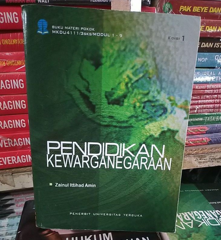 Cover Pendidikan kewarganegaraan / Amin Ittihad, Zainul