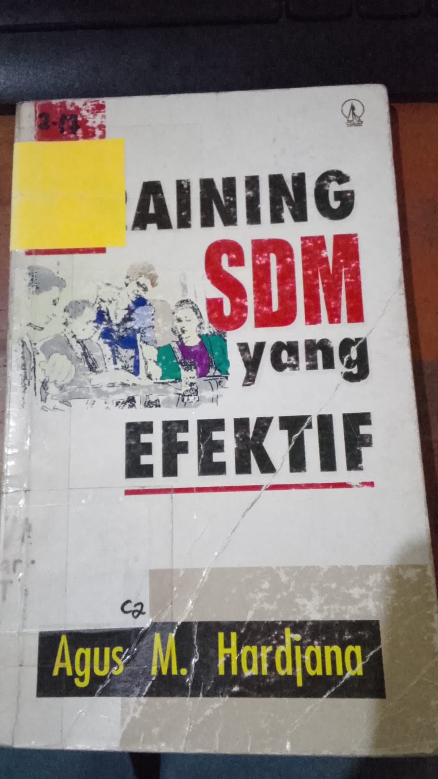 Cover Training SDM Yang Efektif / Hardjana, Agus