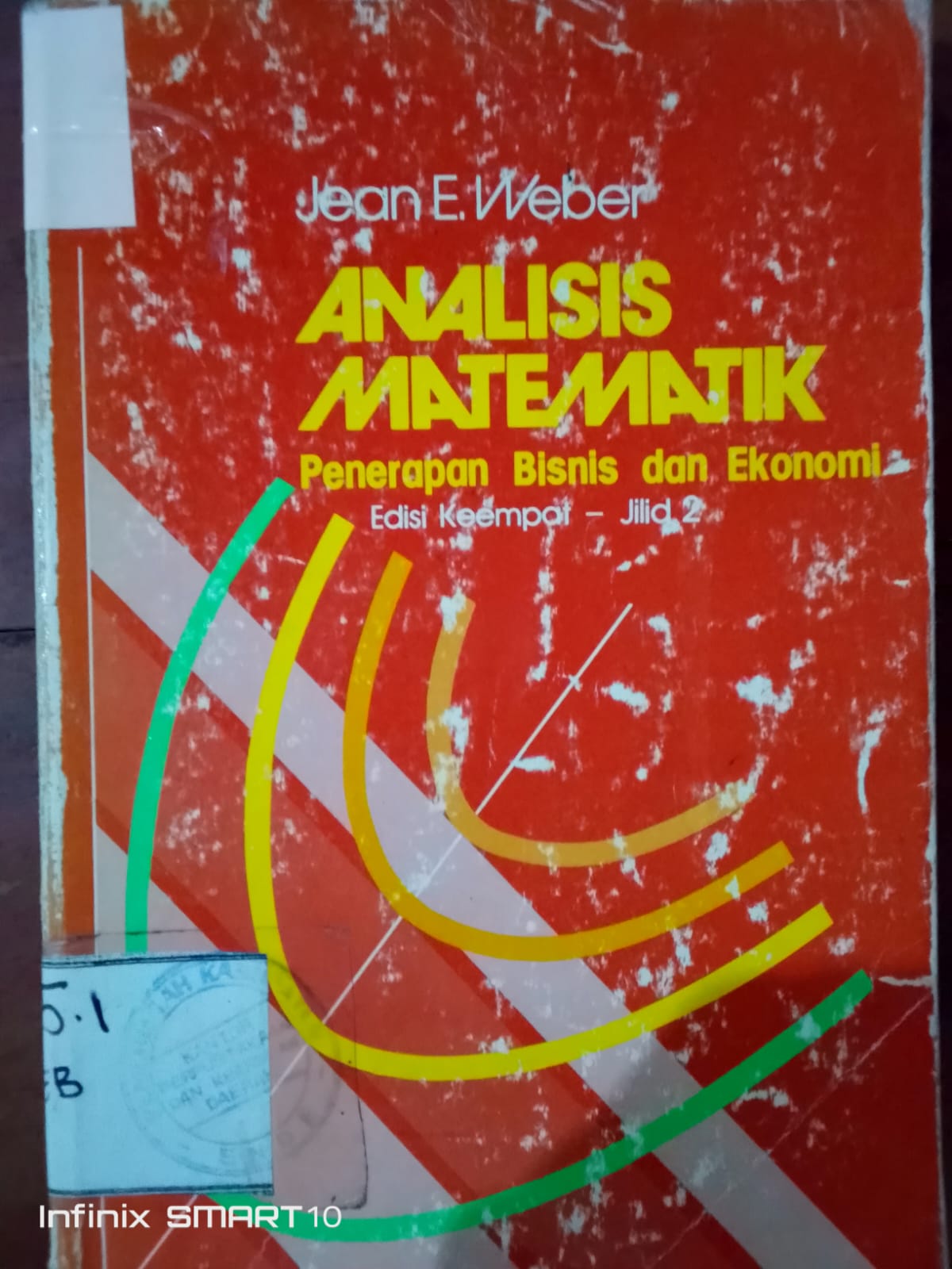 Cover Analisis Matematik: Jean E. Weber