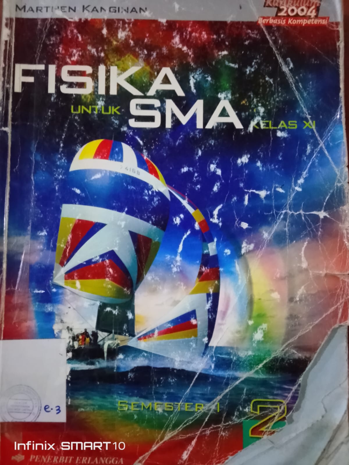 Cover Fisika Untuk SMA: Marthen Kanghinan