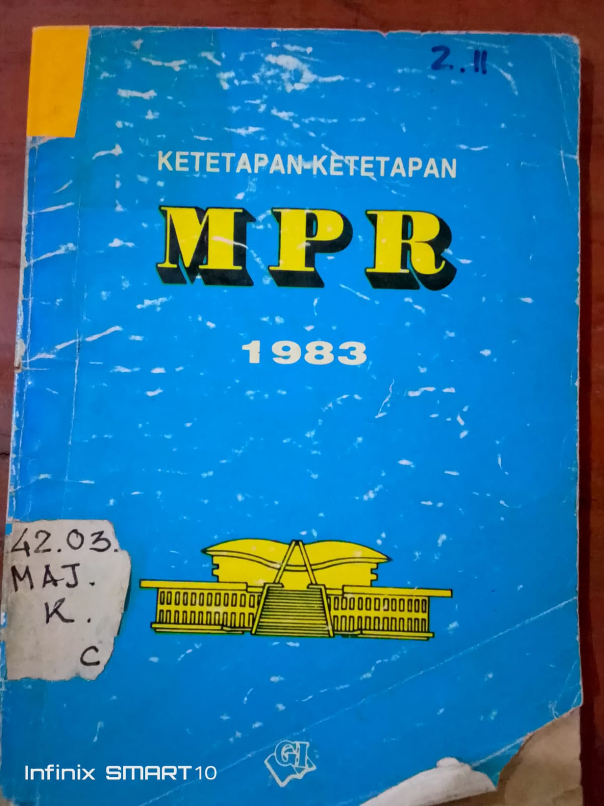 Cover Ketetapan MPR: Prof.Padmo Wahjono, S.H.
