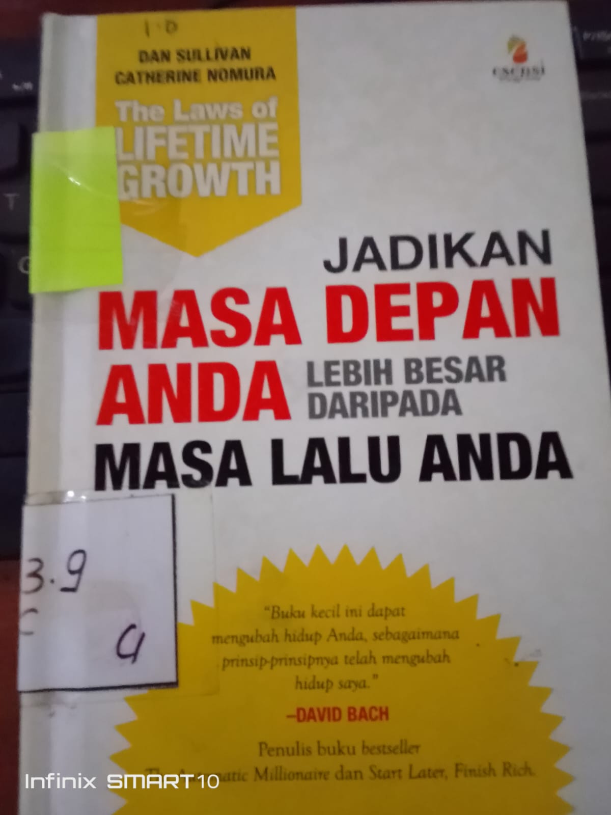 Cover Masa Depan Lebih Besar :David Bach
