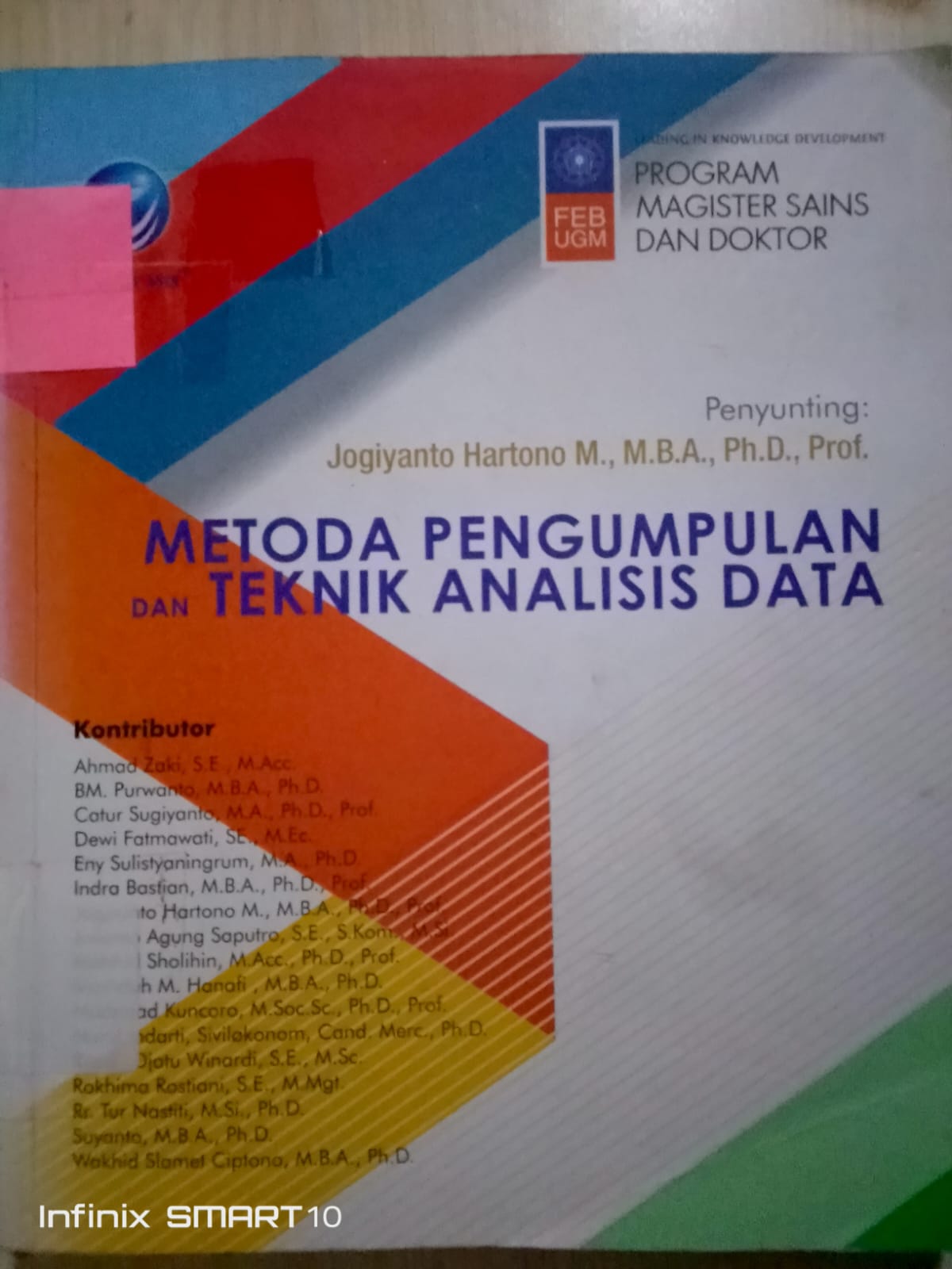 Cover Metoda Pengumpulan :Jugiyanto Hartono M