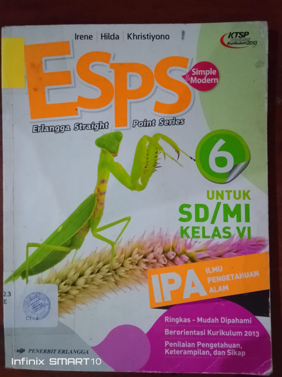 Cover Esps Simpel & Modern :Dra. Hilda Karli,M.Pd