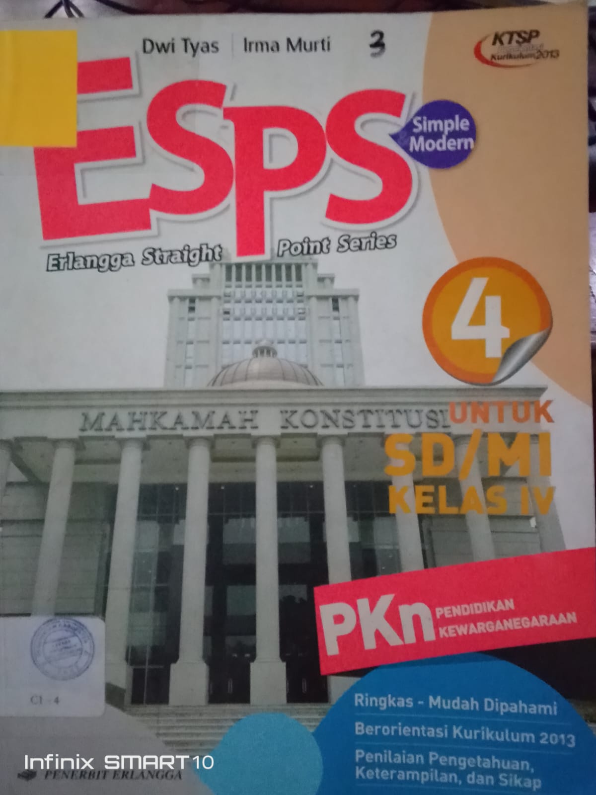 Cover ESPS Simpel & Modern : Erlangga Straight Point Series / Dwi Tyas