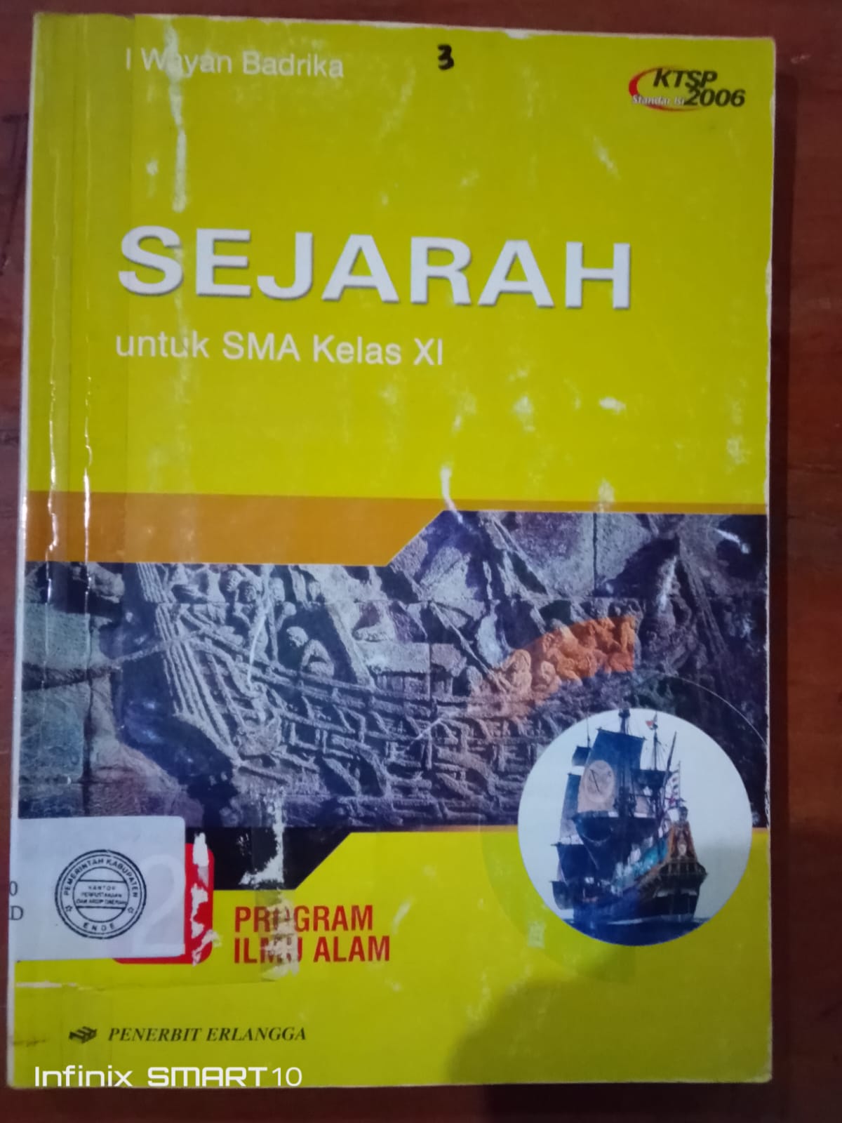 Cover Sejarah Program Ilmu Alam / I Wiyan Badrika