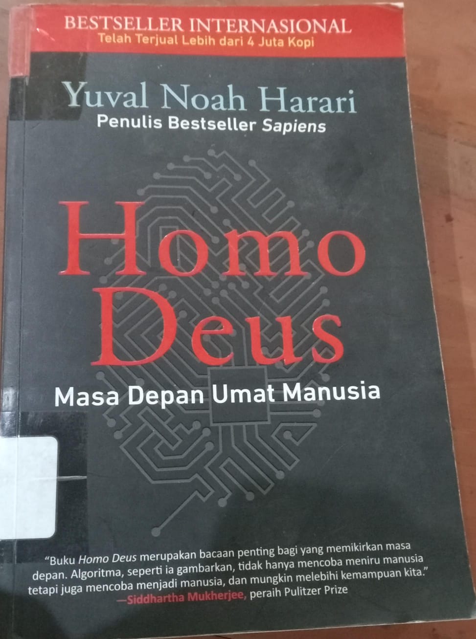 Cover Homo Deus Masa Depan Umat Manusia / Harari Noah, Yuval