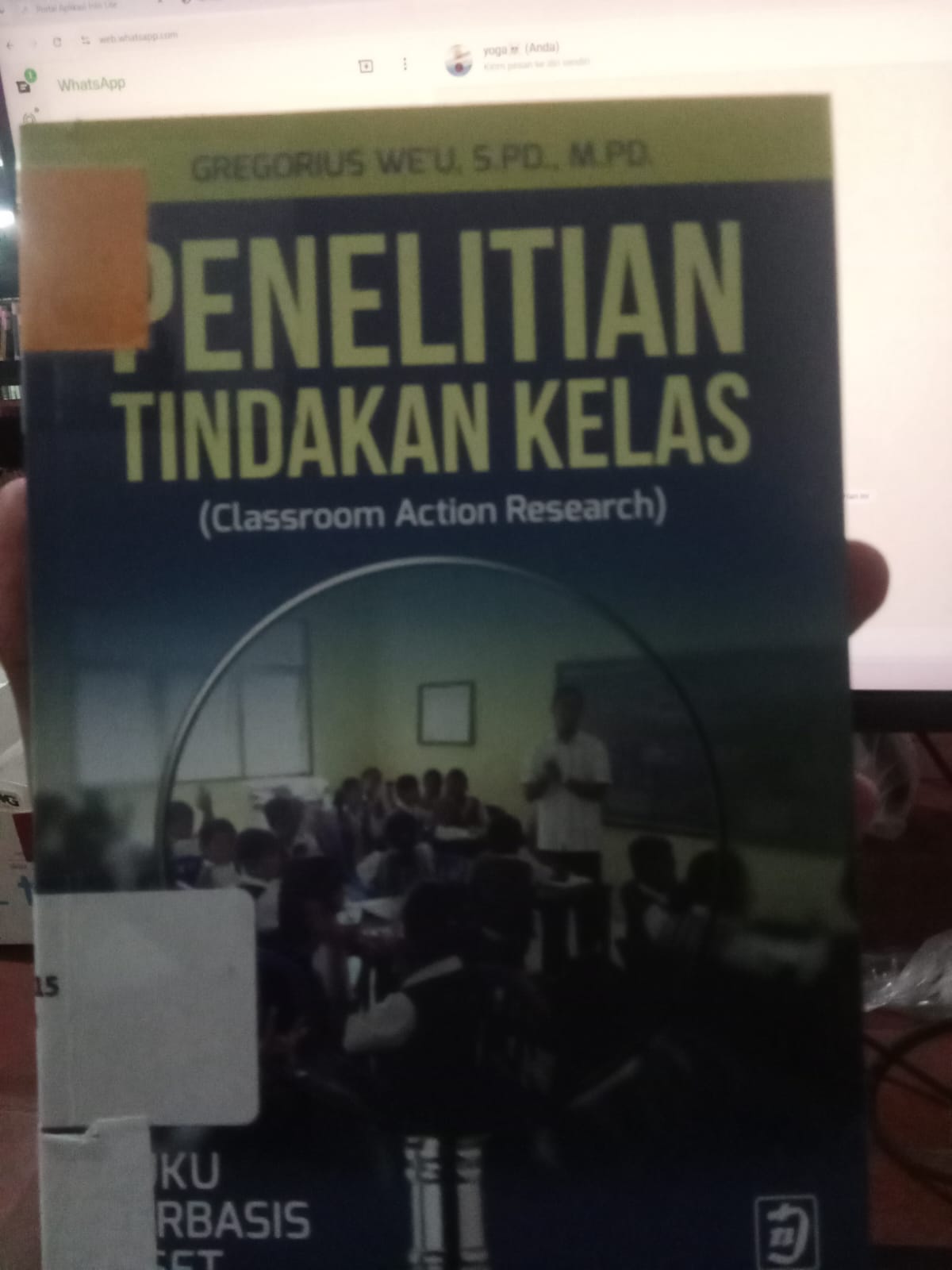 Cover Penelitian Tindakan Kelas / We'u Gregorius