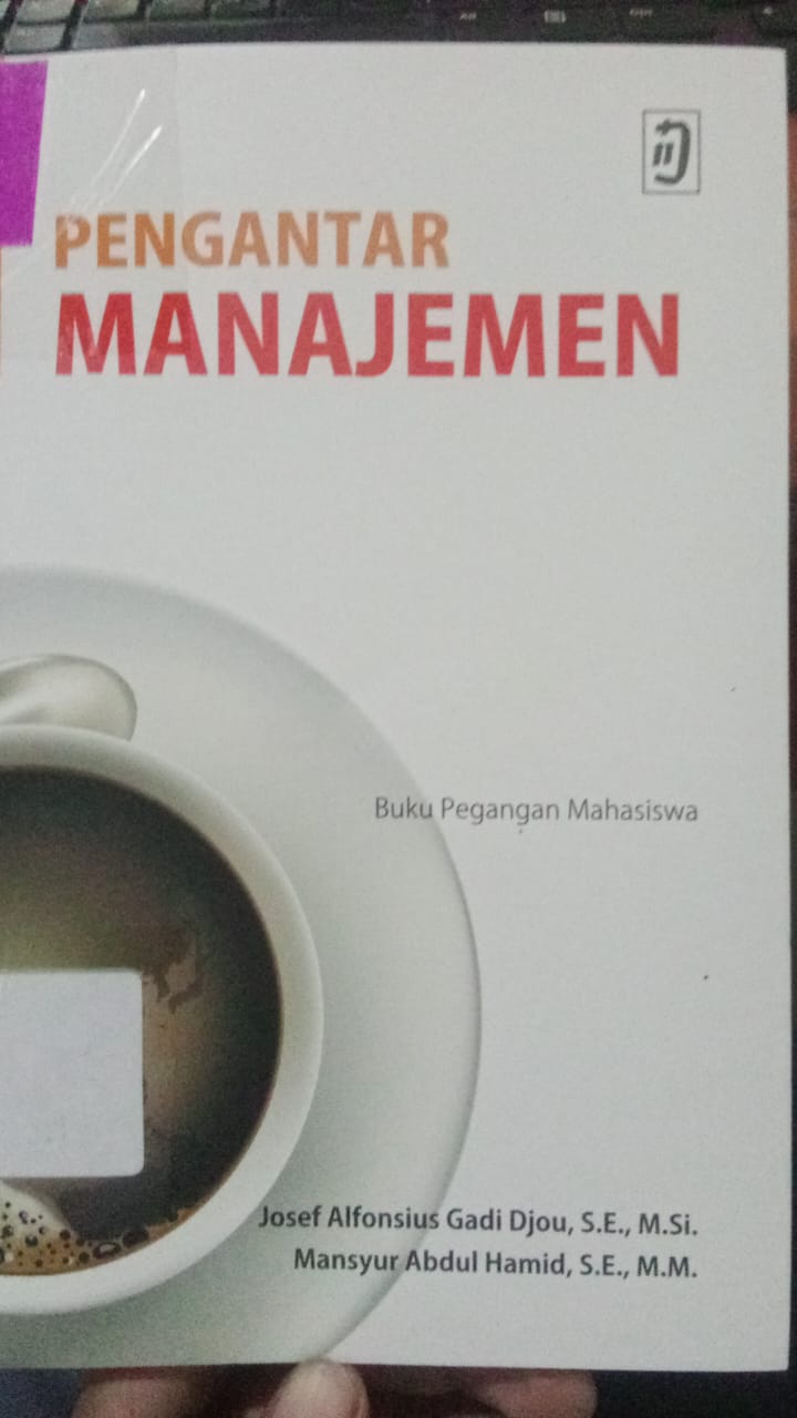 Cover Pengantar Manajemen / Djou Gadi Afonsius