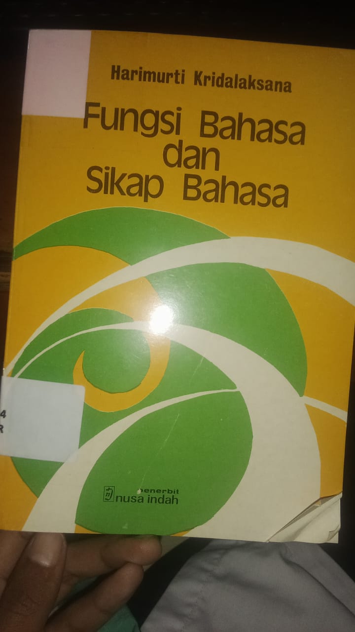 Cover Fungsi Bahasa Dan Sikap Bahasa / Kridalaksana Harimurti