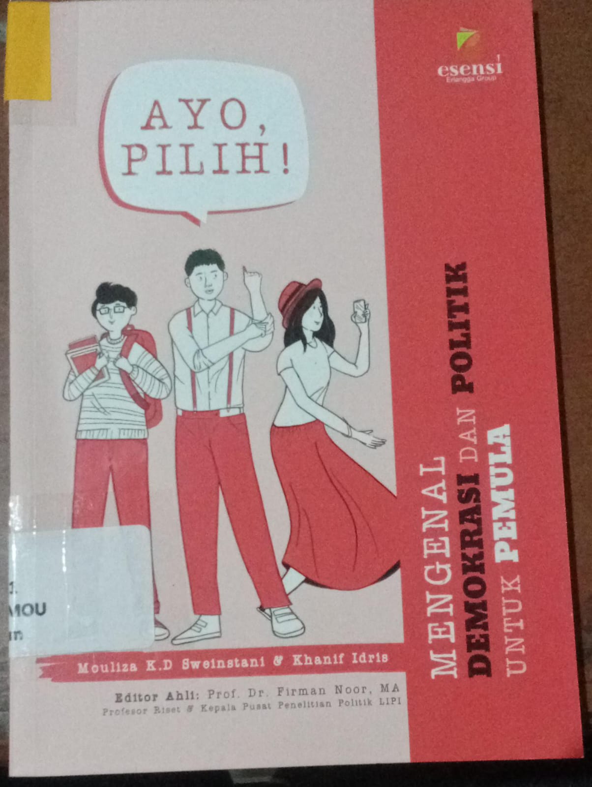 Cover Ayo Pilih Mengenal Demokrasi / Moulisa K.D. Sweinstani