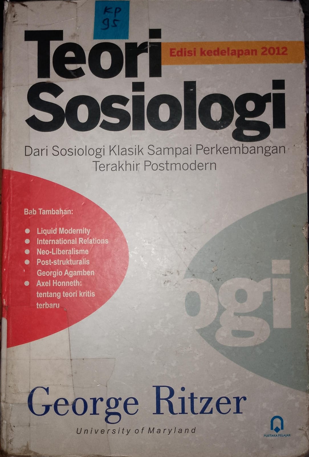 Cover Teori Sosiologi / George Ritzer