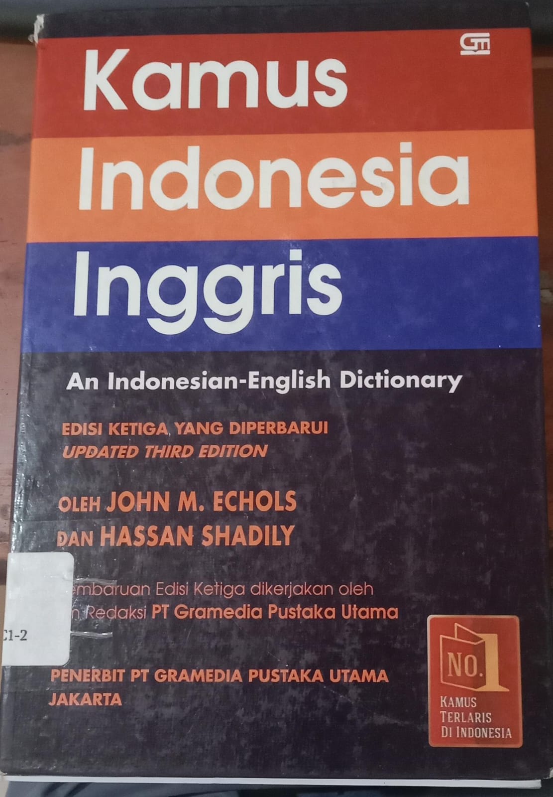 Cover Kamus Indonesia Inggris / Shadily,Hassan