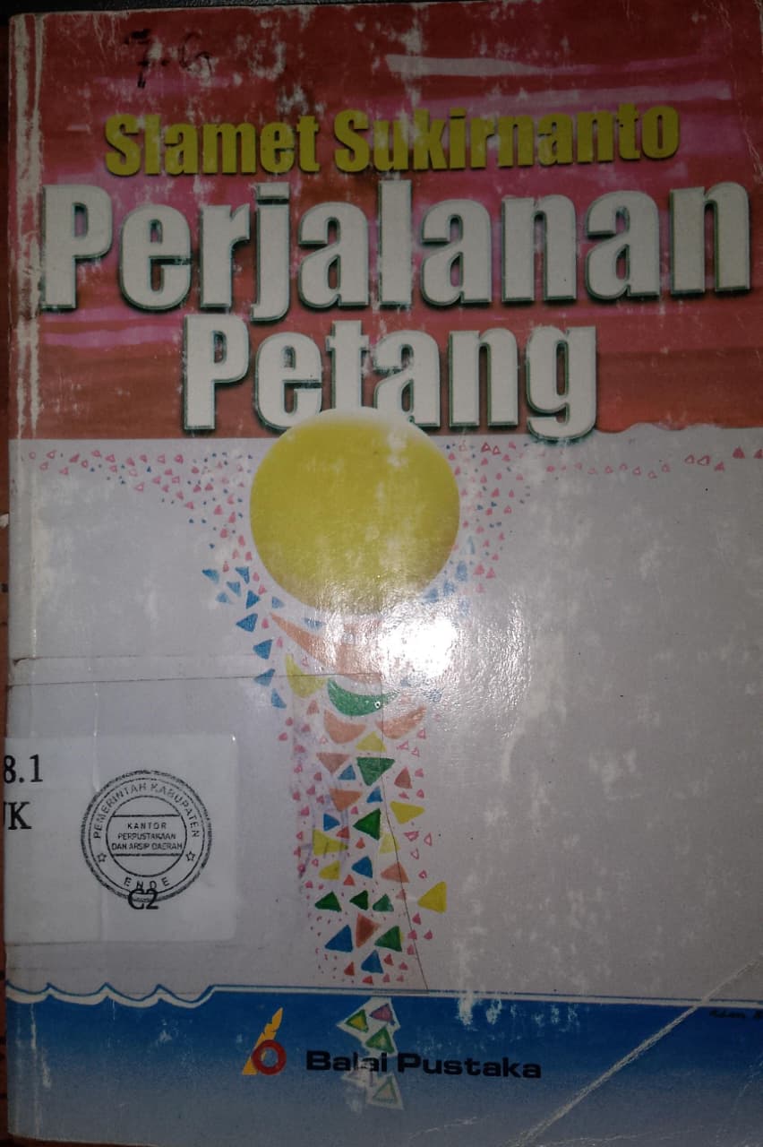 Cover Perjalanan petang / Slamet Sukirnanto