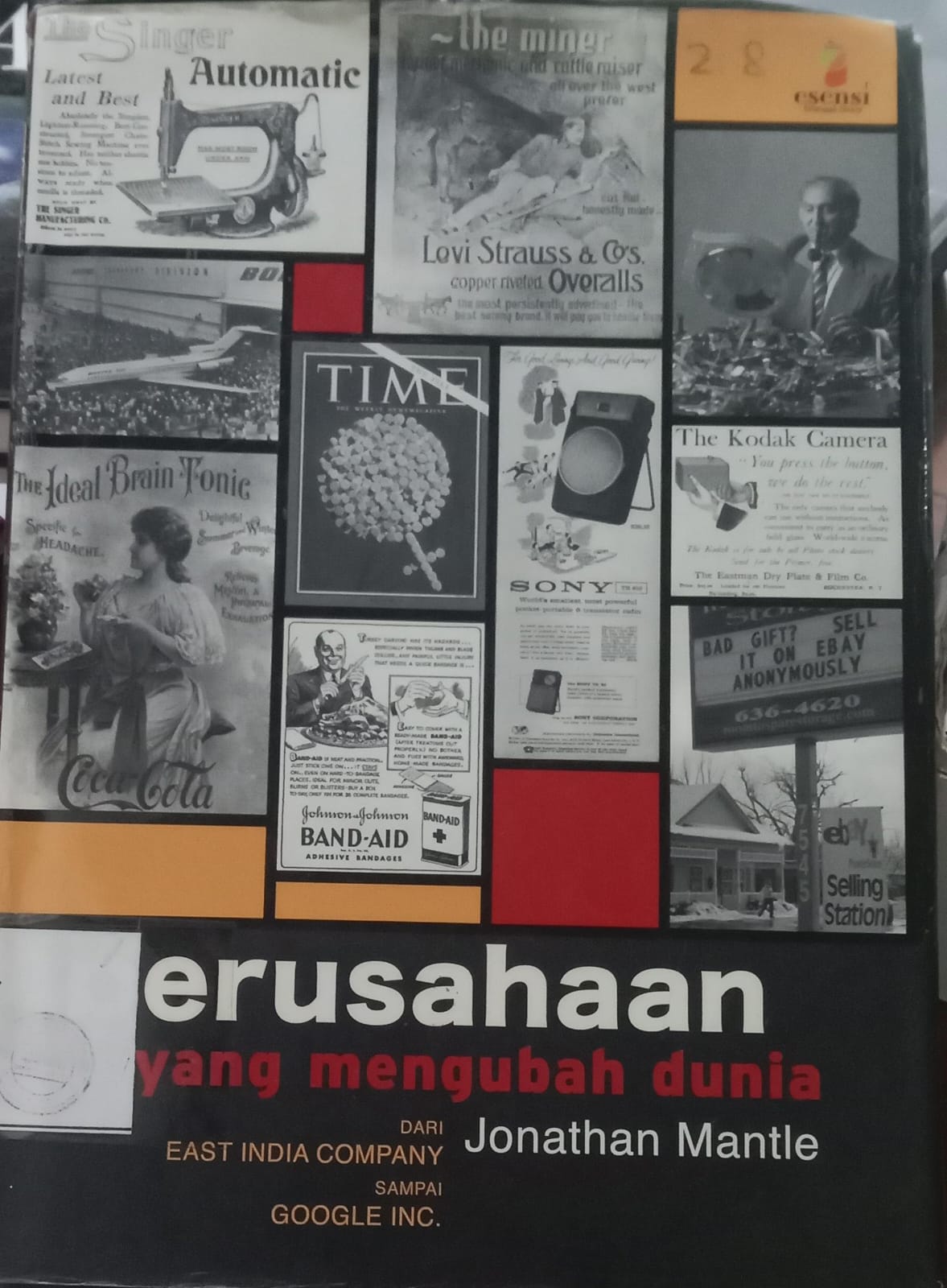 Cover Perusahaan Yang Mengubah Dunia / Mantle,Jonathan