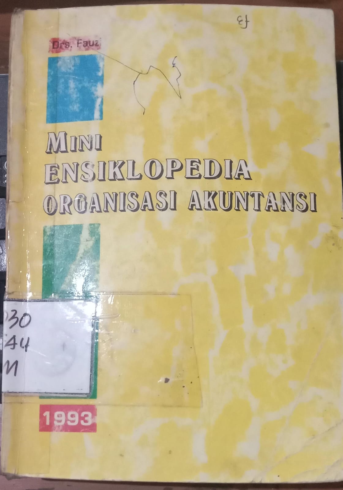 Cover Mini Ensiklopedia Organisasi Akuntansi / Fauzi