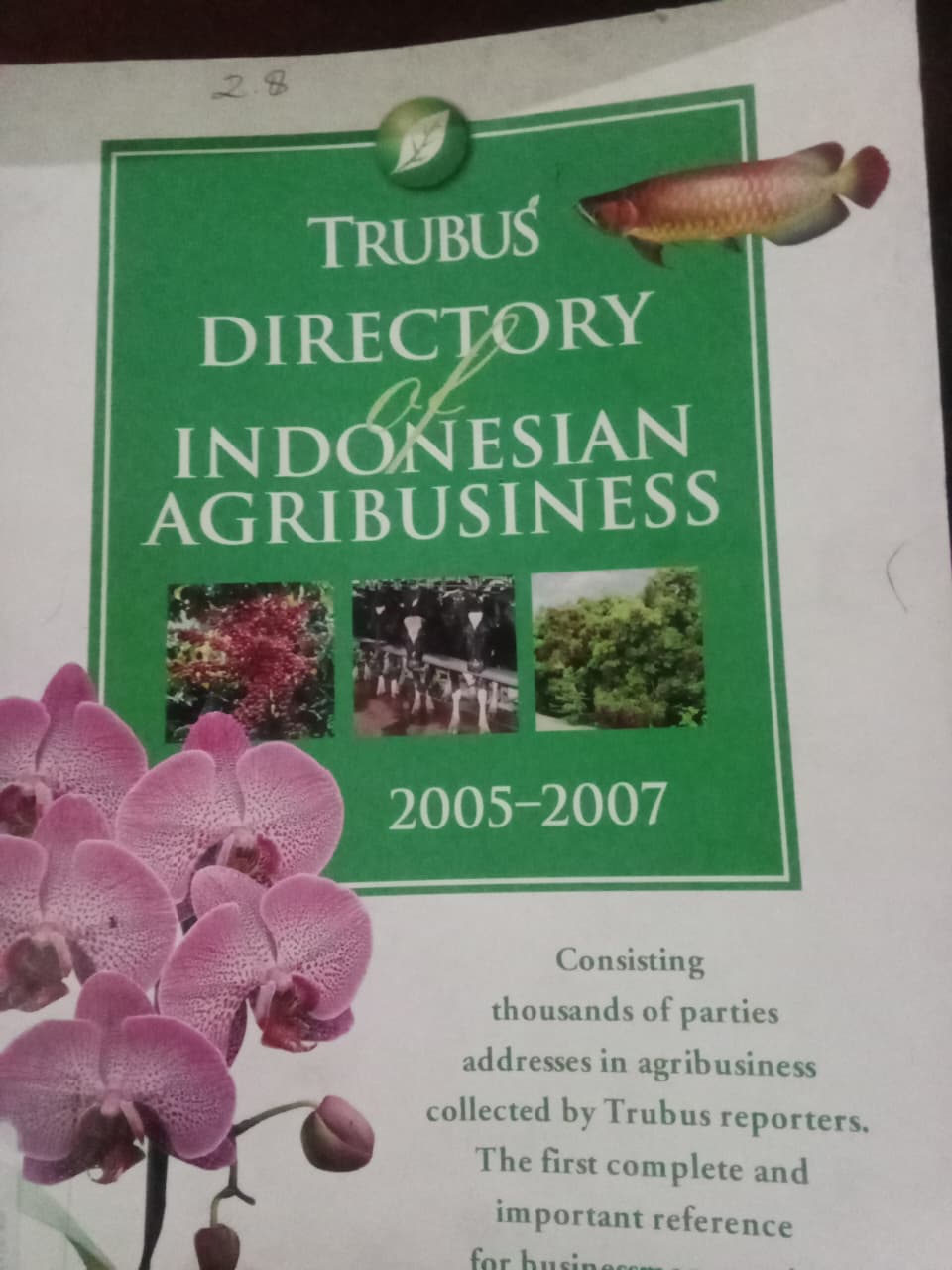 Cover Directory Of Indonesia Agribusiness / Chandra Susanto Yudi
