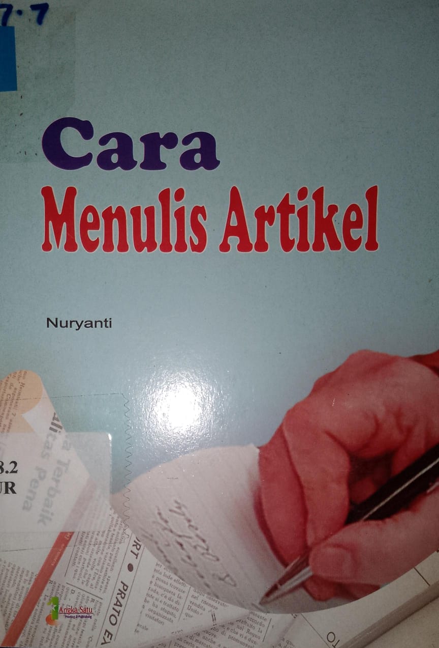 Cover Cara  menulis artikel / Nuryanti