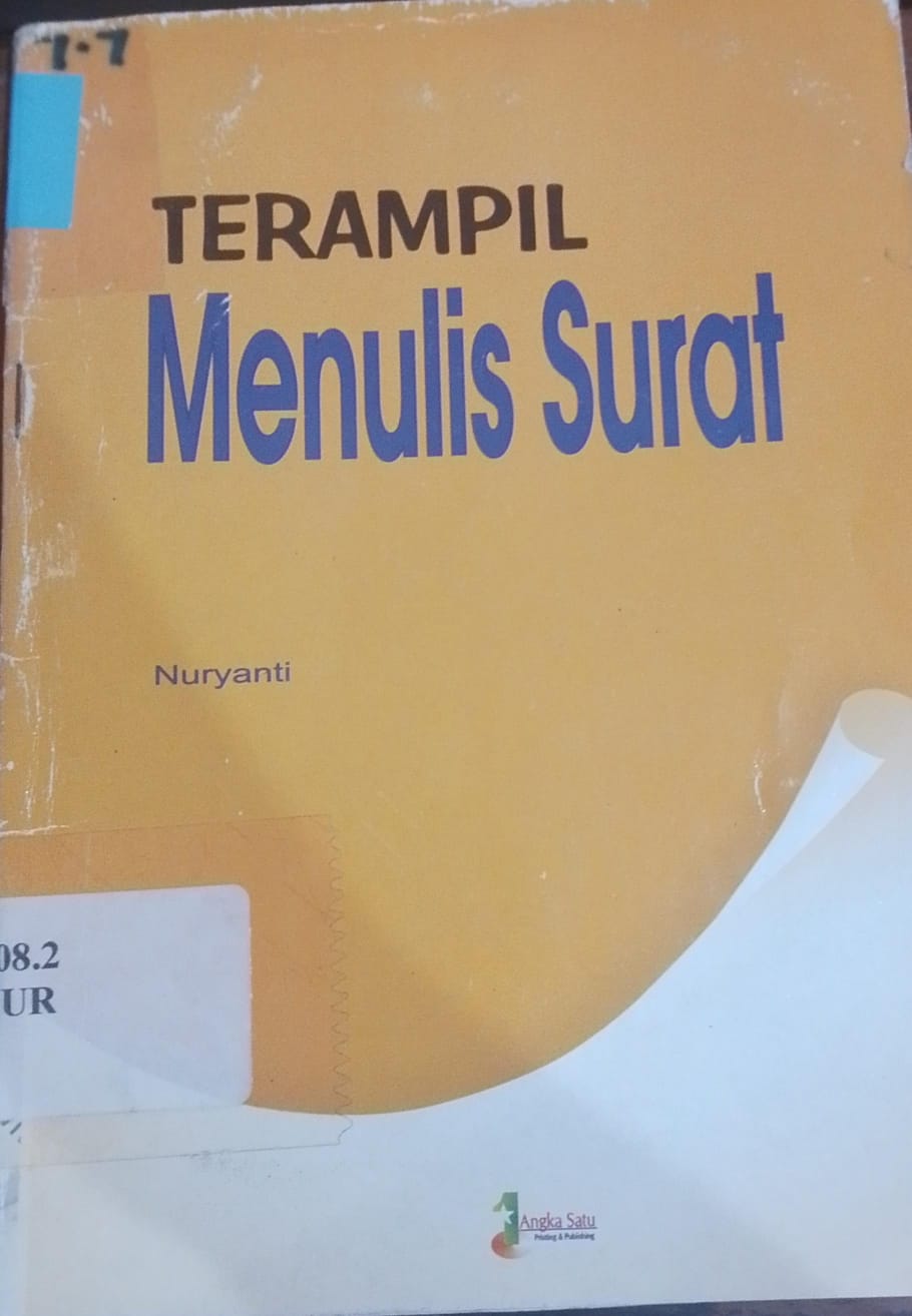 Cover Terampil Menulis Surat