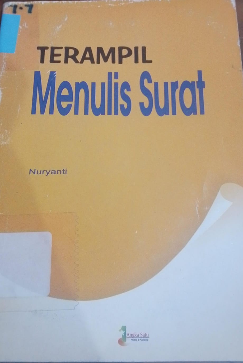 Cover Terampil Menulis Surat