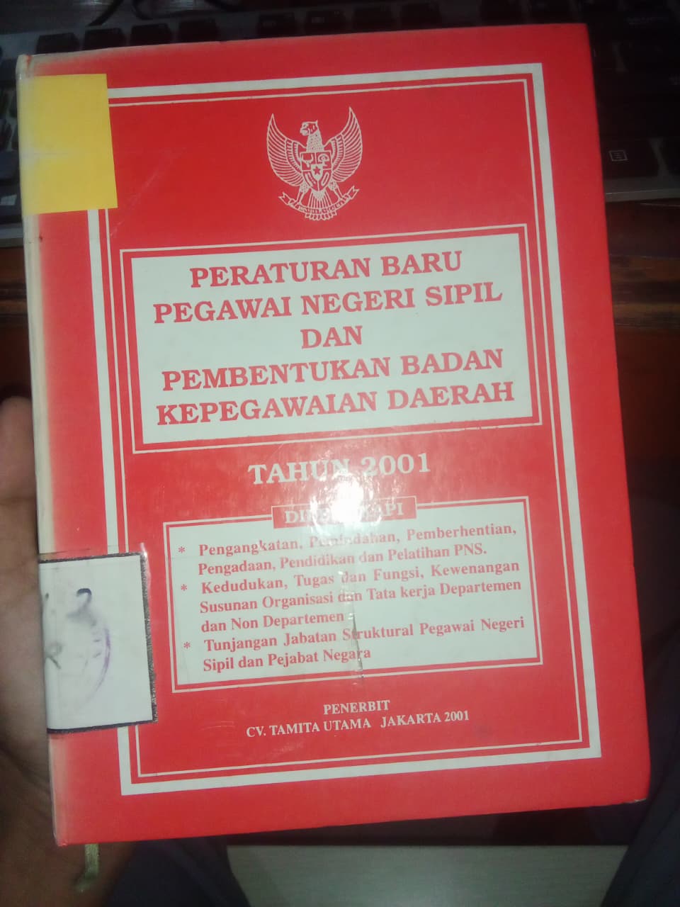 Cover Peraturan Baru Pegawai Negri Sipil Dan Pembentukan Badan Kepegawaian Daerah