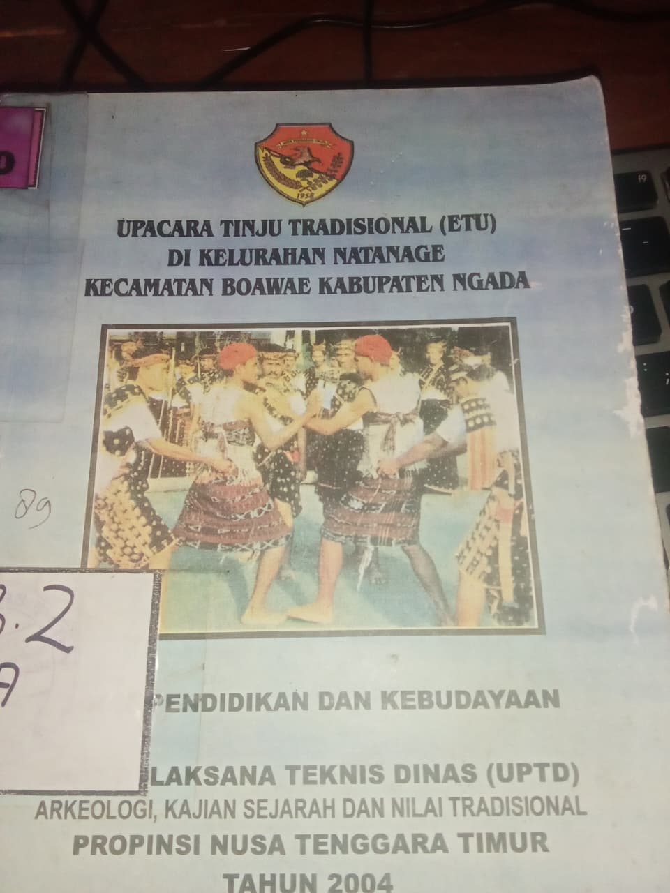 Cover Laporan Hasil Penilitian  Upacara Tinju Tradisional / Tim