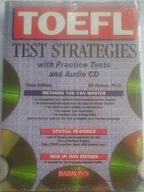 Cover TOEFL Test Trategies :  With Pratice Test And Audio CD