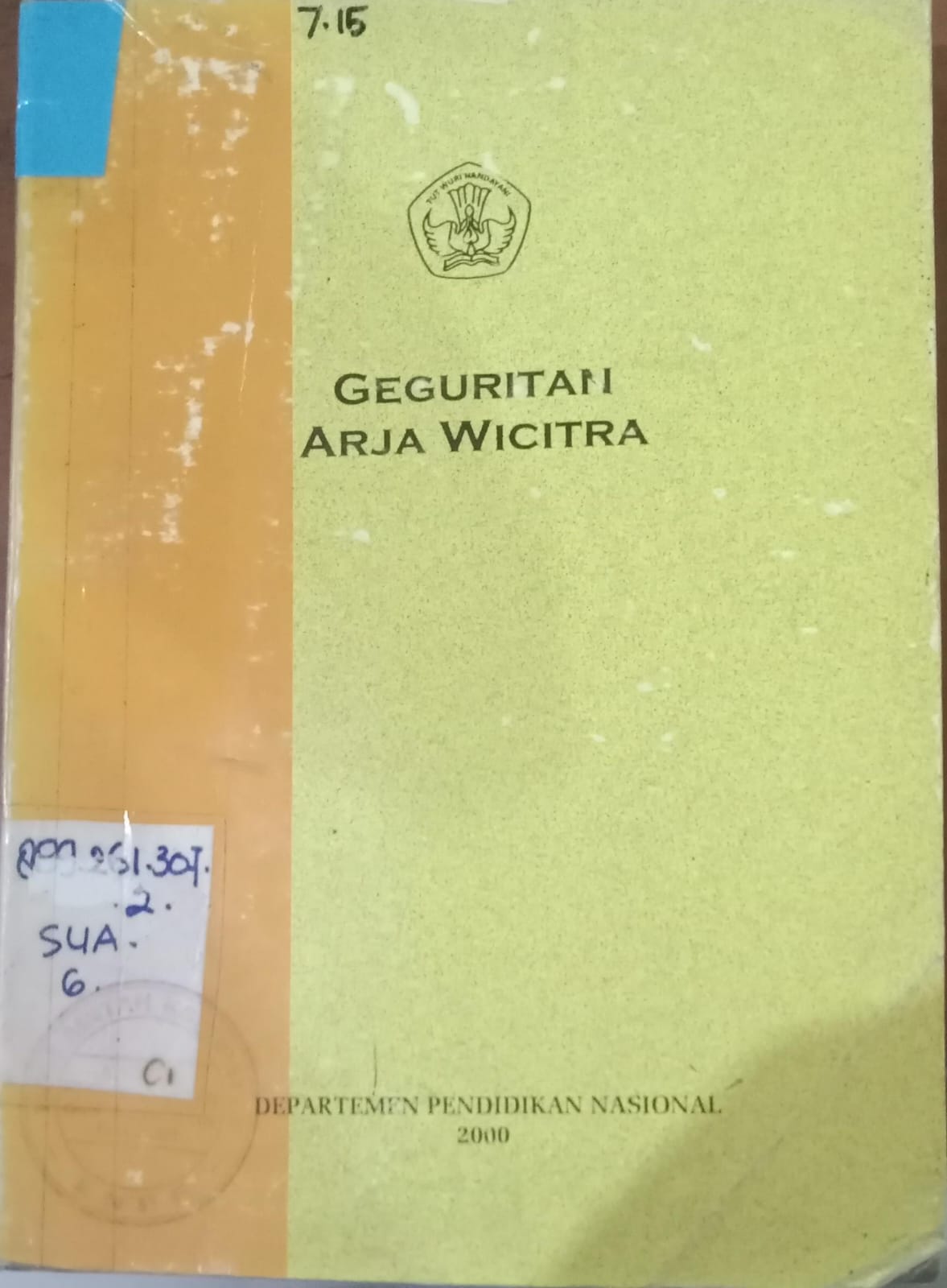 Cover Geguritan arja wicitra / 1 nyoman,Suarjana