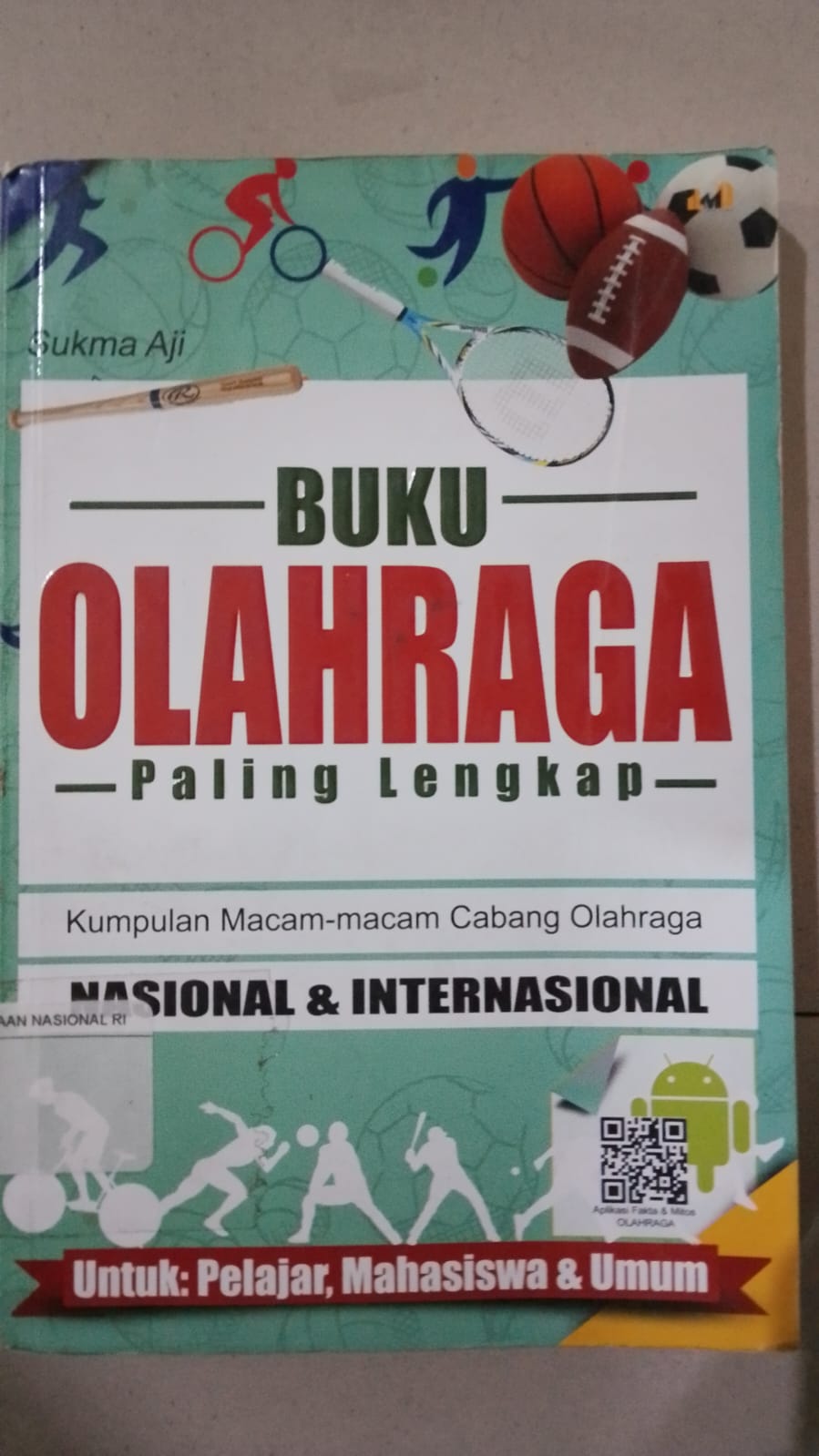 Cover Buku oalhraga Paling Lengkap Kumpulan Macam Macam Cabang Olahraga Nasional Dan Intrnasional / Aji sukma
