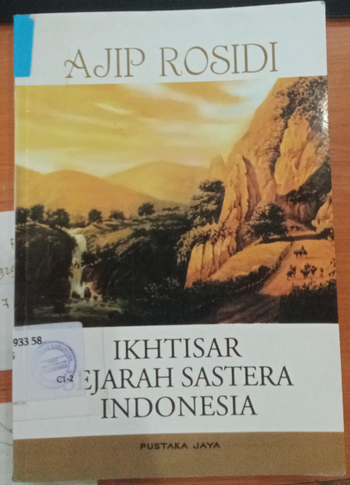 Cover Ikhtisar Sejarah Sastera Indonesia / Rosidi, Ajip