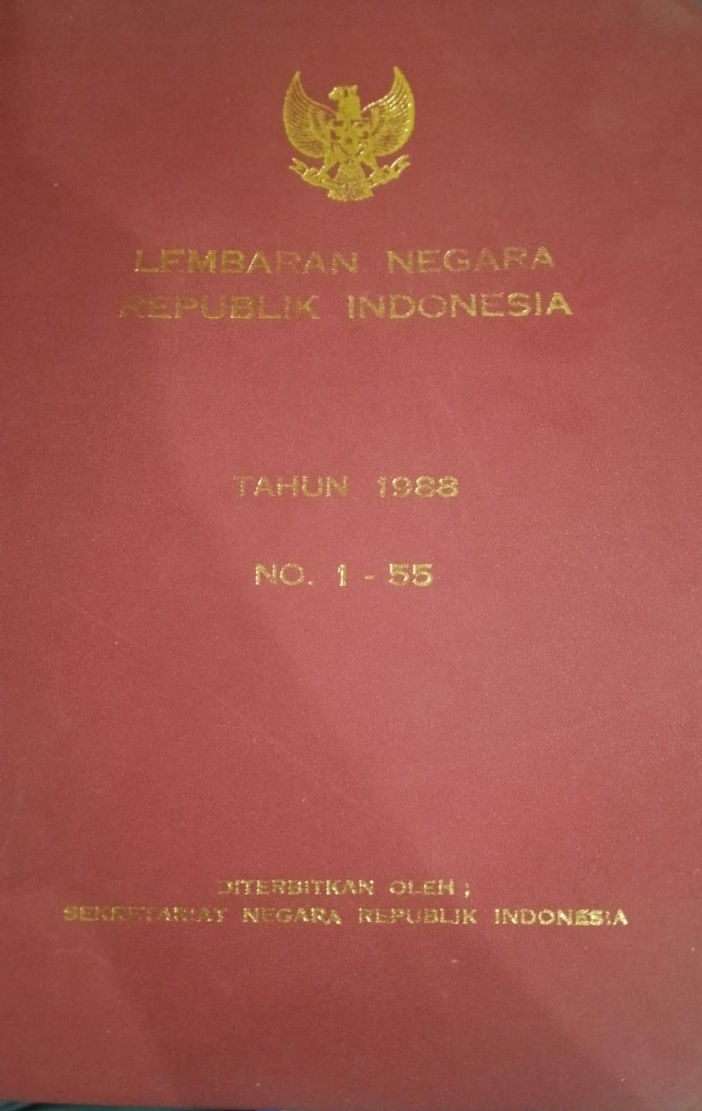 Cover Lembran Negara Republik Indonesia