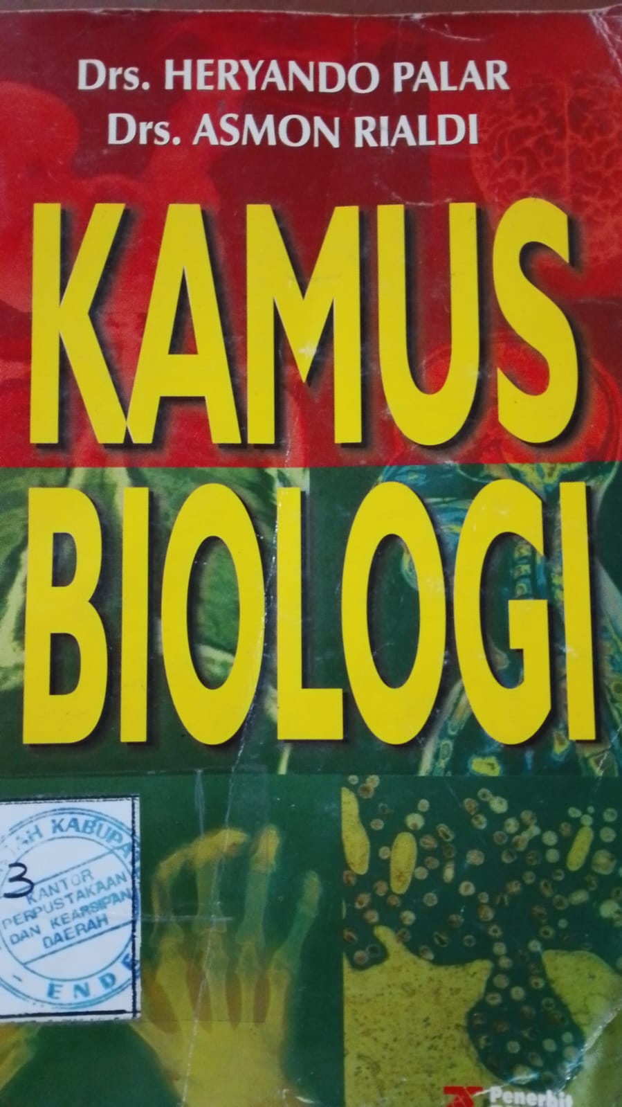 Cover kamus Biologi / Palar Hryando