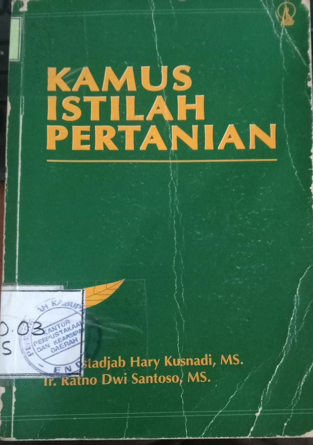 Cover Kamus Istilah Pertanian / Kusnadi,Hary Mustadjab