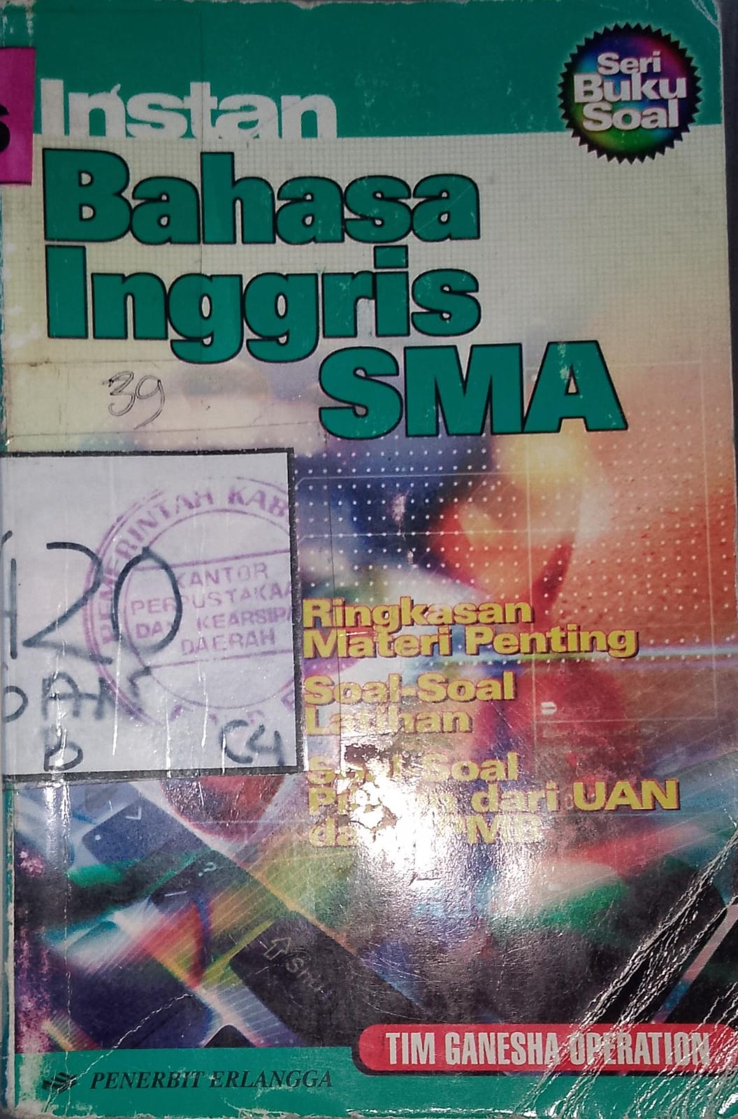 Cover Instan Bahasa Inggris SMA / Ganesha,Operation