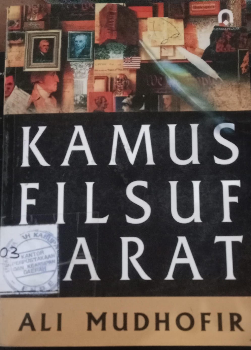 Cover Kamus Filsuf Barat / Mudhofir,Ali
