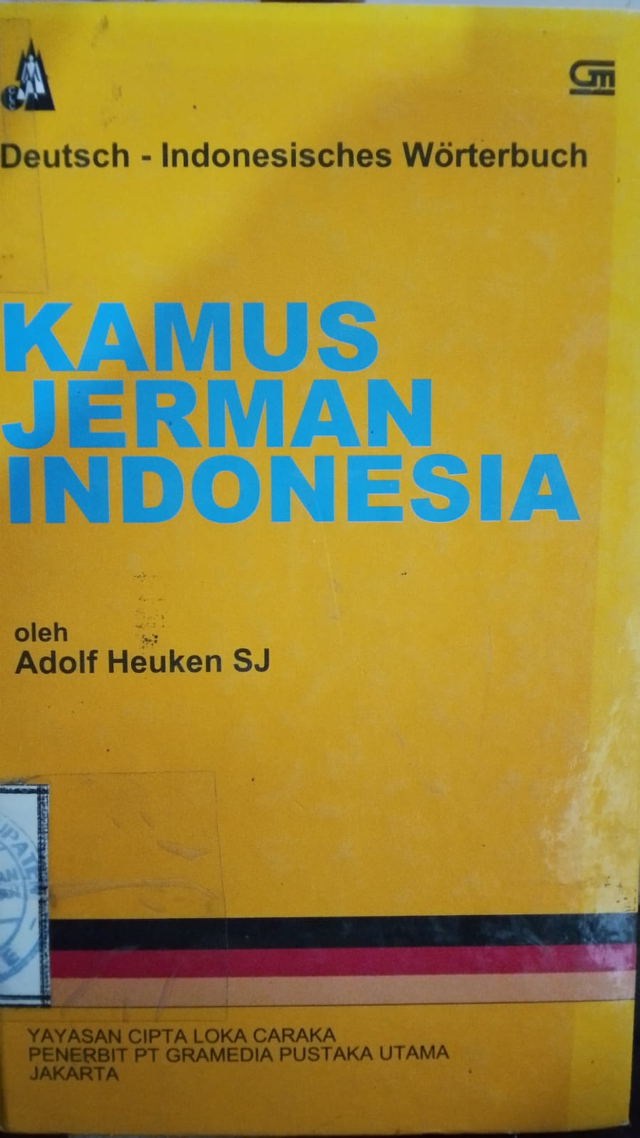 Cover Deutsch- Indonesia  Wotrerbuch Kamus Jerman - Indonesia / Heuken Adolf