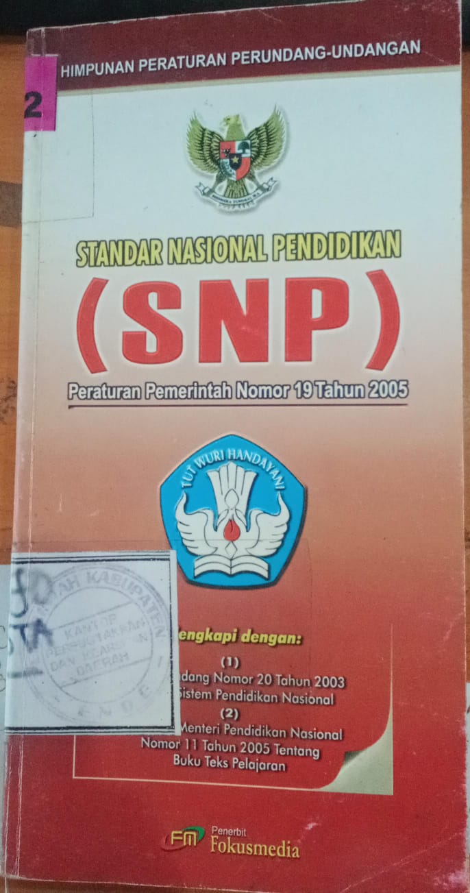 Cover Himpunan Peraturan Perundang-Undangan Standar Nasional Pendidikan / Tim Redeksi Fokusmedia