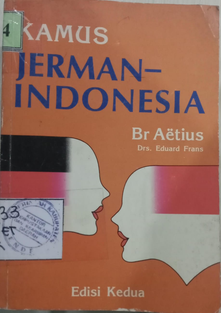 Cover Kamus Jerman -Indonesia / Aetius